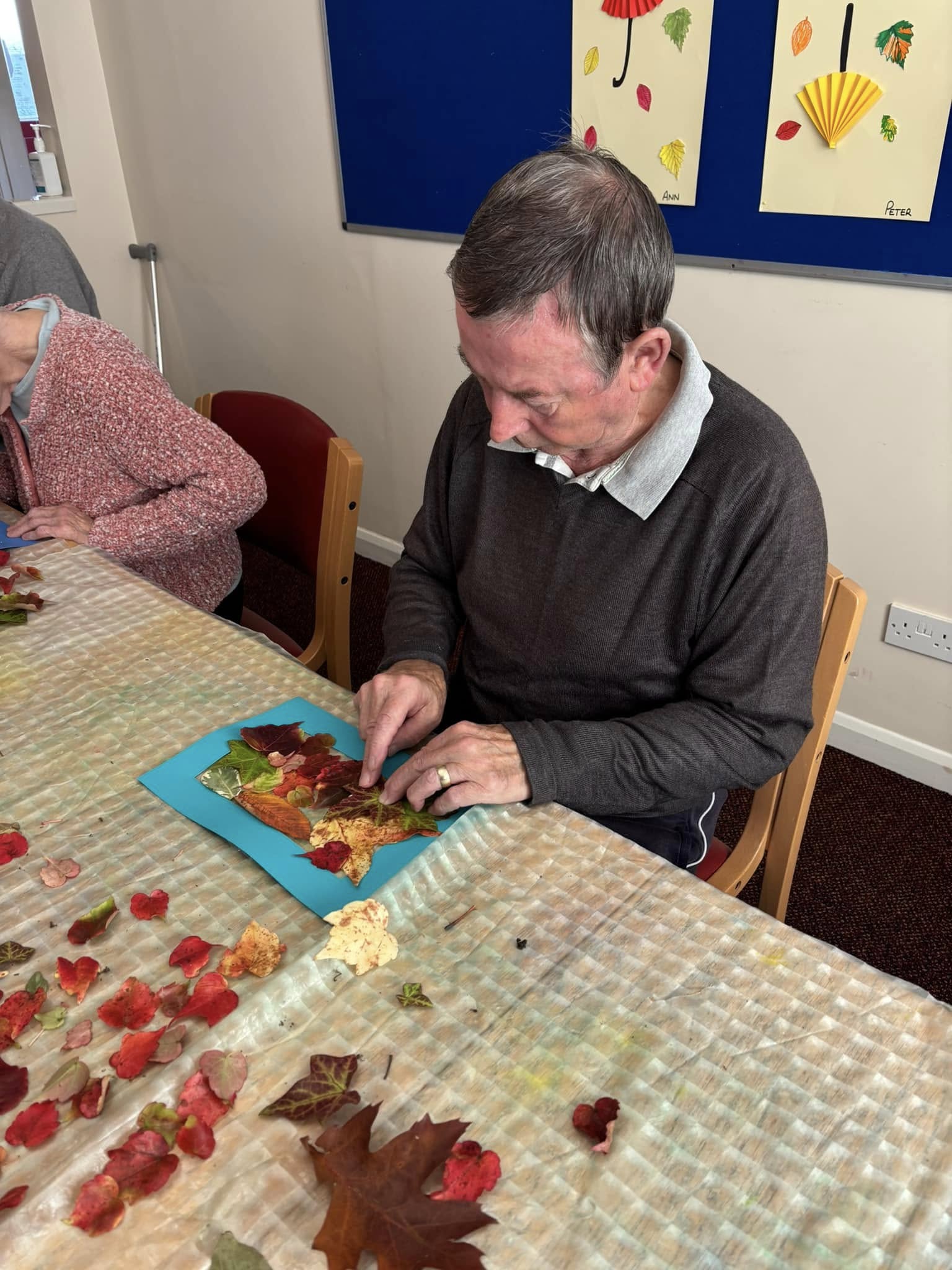 Crafting and Creativity for happier lives | Strensall Day Care Centre | adult day care | collage